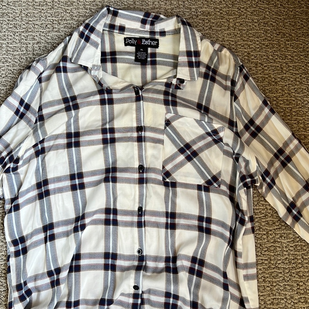Nordstrom plaid top